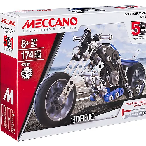 Meccano 5 Multimodell Motorrad