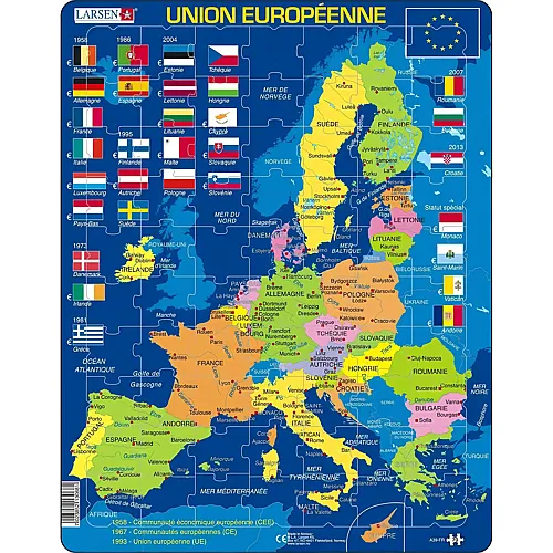 Larsen Puzzle European Union - 70 Teile