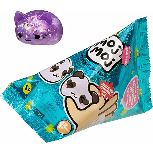 MGA Moj Moj Die Original Crunch Serie 1 - Sammelfigur, Sensorisches Spielzeug, Geschenk f�r den Osterkorb, Partygeschenke f�r Kinder ab 5 Jahren, Violett
