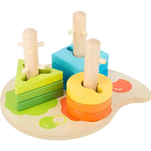 small foot Play & Learn Motorik-Steckspiel Formen und Farben