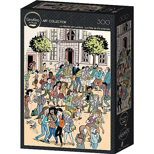 Grafika Puzzle Art Collection Le Monde de Lucr�ce - La F�te de Fin d'Ann�e - 300 Teile
