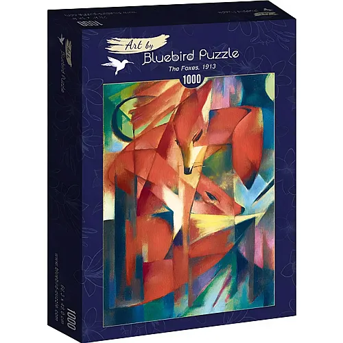 Bluebird Puzzle Franz Marc The Foxes, 1913 - 1000 Teile