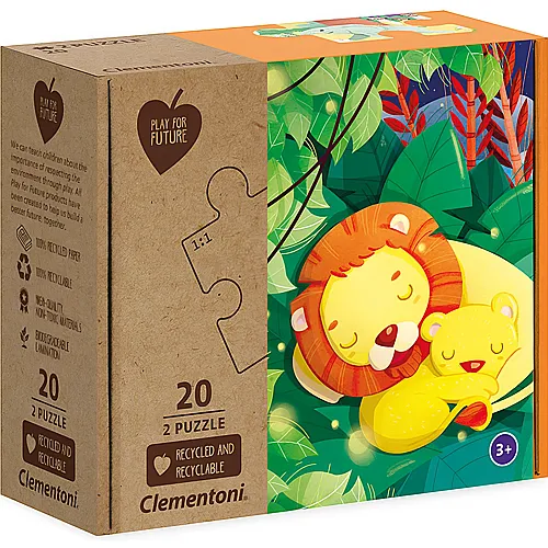 Clementoni Puzzle Play for Future Tied Together (2x20)