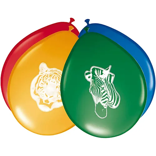 Safari-Luftballons - 8 Teile