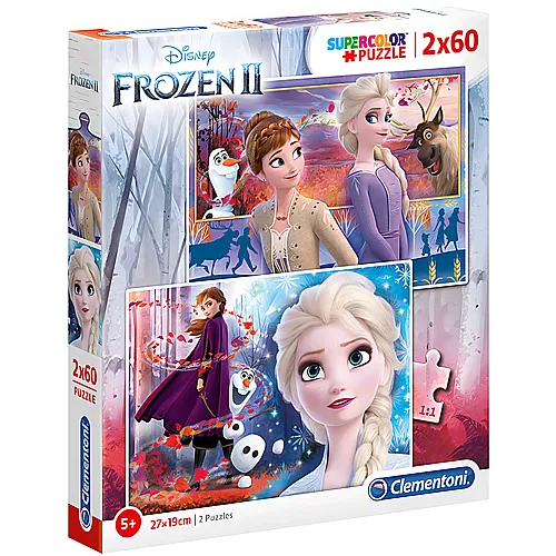Clementoni Puzzle Supercolor Disney Frozen 2 (2x60)
