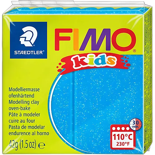 Modelliermasse Glitter-Blau 42g