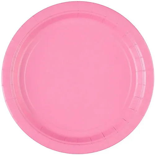 Amscan Teller rosa (8Teile)