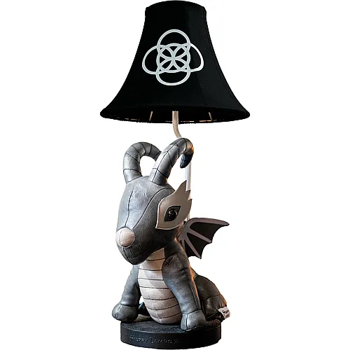 Happy Lamps Design-Tischleuchte Black Dragon der furchtlose Drache