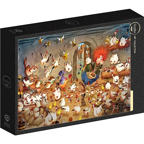 Grafika Puzzle Art Collection Fran�ois Ruyer Sorci�re de P�ques - 1000 Teile
