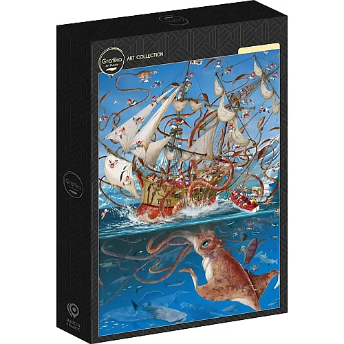 Grafika Puzzle Art Collection Fran�ois Ruyer Kraken - 1000 Teile