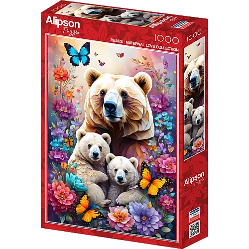 Alipson Puzzle Maternal Love Collection B�ren - 1000 Teile