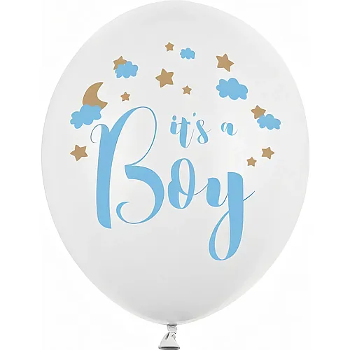 PartyDeco 6 Ballons It's a Boy 30cm