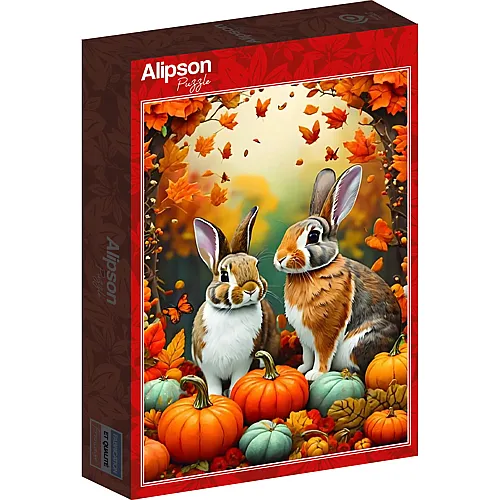 Autumn Bunnies - 500 Teile