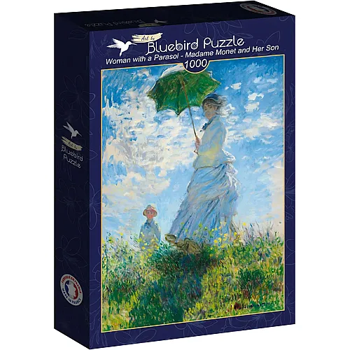 Woman with a Parasol - Madame Monet and Her Son 1000Teile