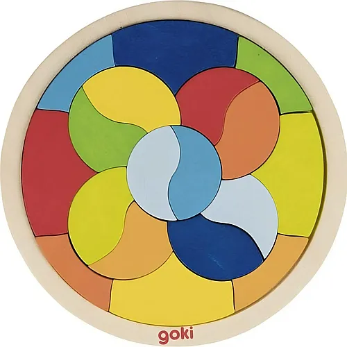 Goki Einlegepuzzle Mandala (18Teile)