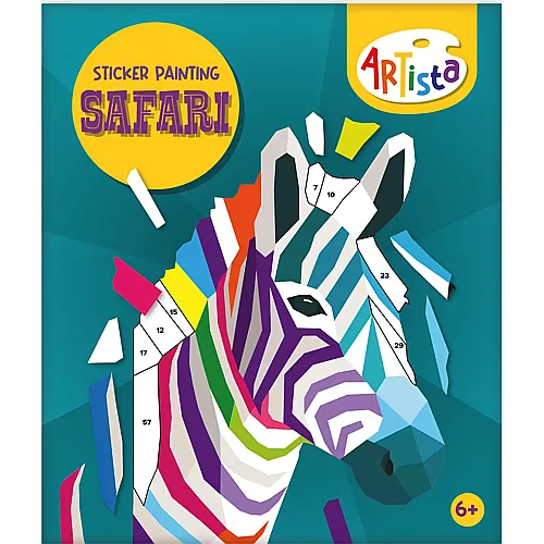 Artista Sticker Painting Buch Safari