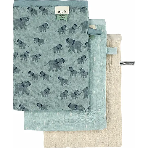 Trixie Mullwaschhandschuhe 3er Set Elefant (MQ3)