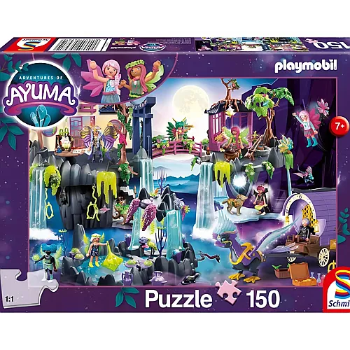Schmidt Puzzle Playmobil Ayuma die mystischen Abenteuer (150Teile)