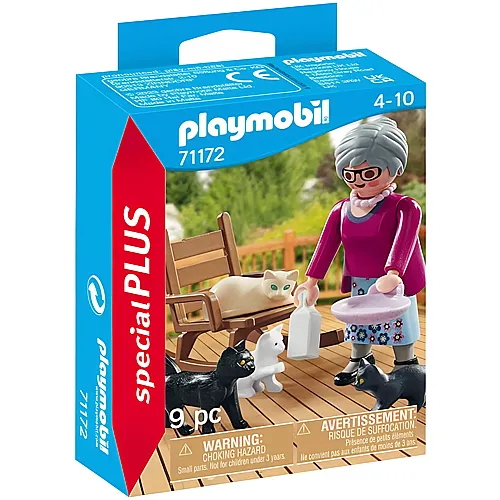 PLAYMOBIL specialPLUS Oma mit Katzen (71172)
