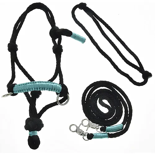 LarDen Halter with reins & neck ring for size S Hobby Horse Turquoise