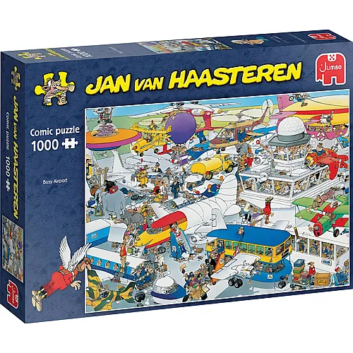 Jumbo Puzzle Jan van Haasteren Busy Airport - 1000 Teile