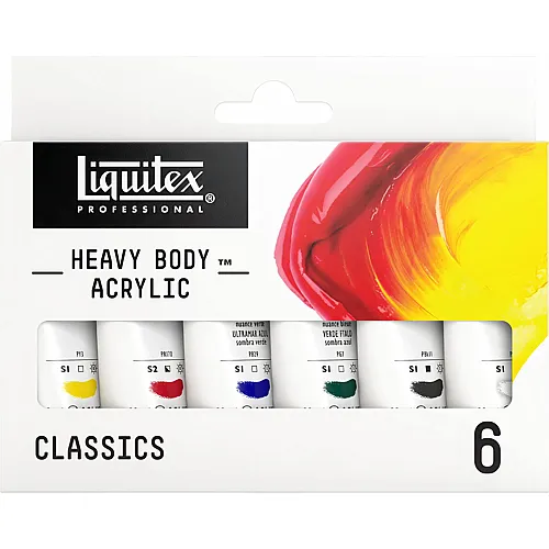 Liquitex Lqx Prof. Heavy Body Set 6 X 22ml Tuben Classic