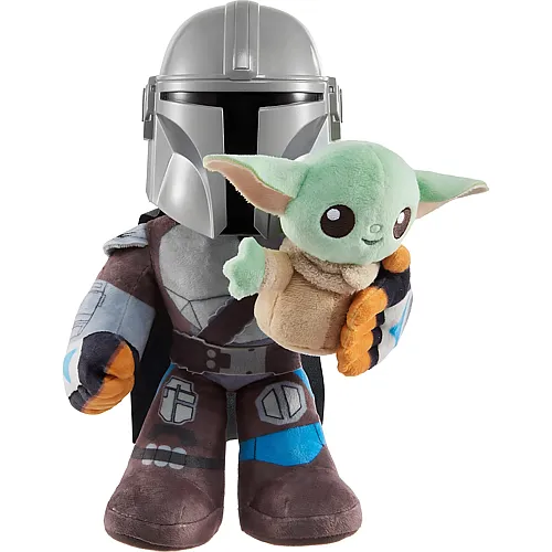 The Mandalorian mit Grogu - 28 cm
