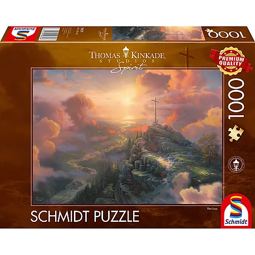 Schmidt Puzzle Thomas Kinkade Spirit, Das Kreuz (1000Teile)