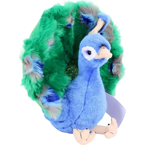 Unitoys Pfau Blau - 24 cm
