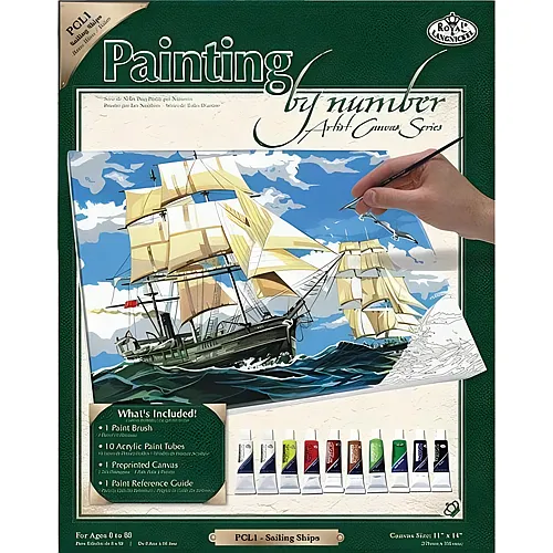Royal & Langnickel R&l Pbn Artist Canvas Series GM Bateaux