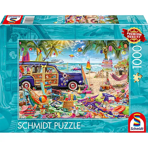 Sonnige Auszeit am Strand 1000Teile