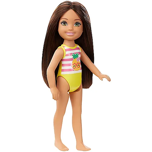 Barbie Chelsea Beach Puppe (brnett)