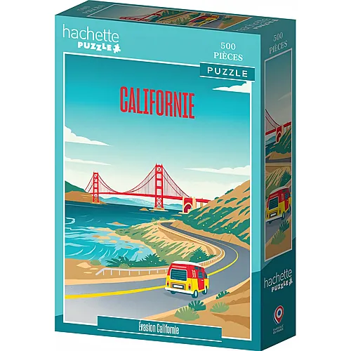 Hachette Puzzle Urlaubstr�ume California (500Teile)