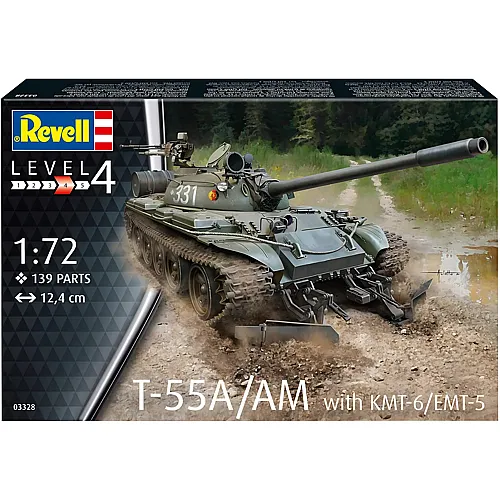 Bausatz T-55A/AM with KMT-6/EMT-5