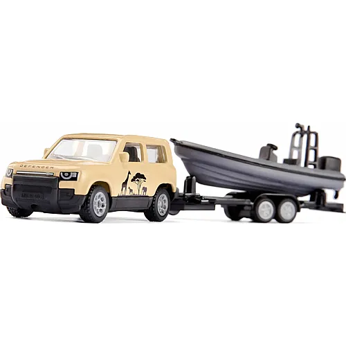 Siku Super Land Rover Defender Safari mit Boot