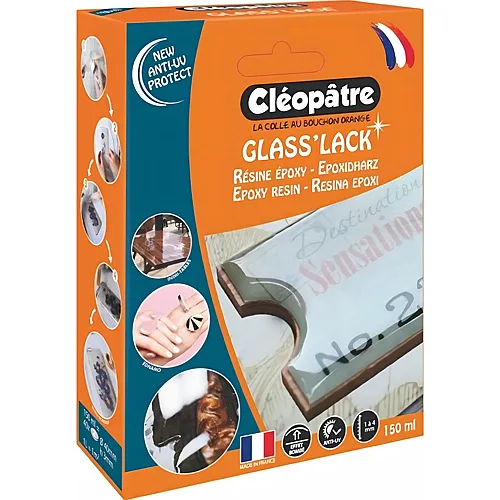 Cleopatre Glass'lack - Lackierend Epoxid-uberzugsharzgel-set K