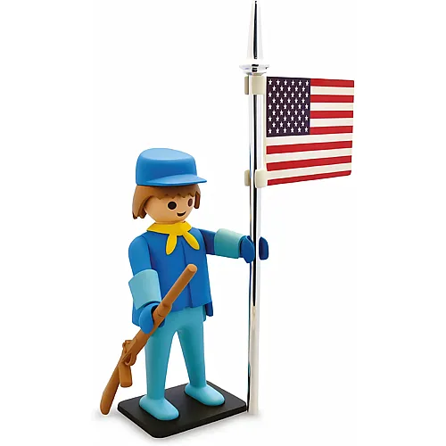 Plastoy Playmo Vintage Fig. LE Cavalier Americain
