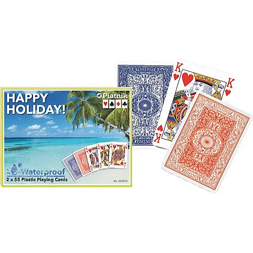 Piatnik Spiele Happy Holiday Plastic Cards