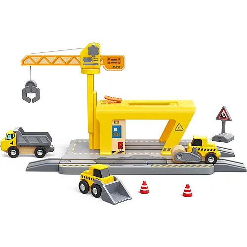 Hape Eisenbahn-Kran (14Teile)