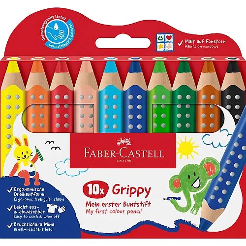 Faber-Castell Farbstift Grippy (10Teile)