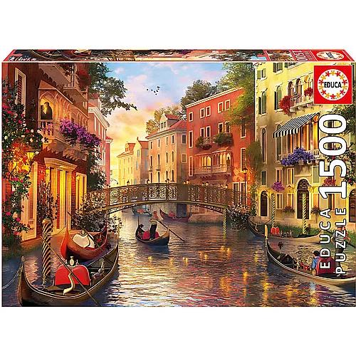 Educa Puzzle Sunset in Venice (1500Teile)