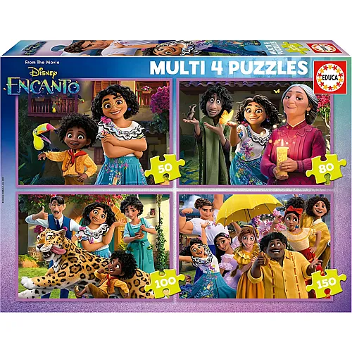 Educa Puzzle 4in1 Disney Encanto (50-150)