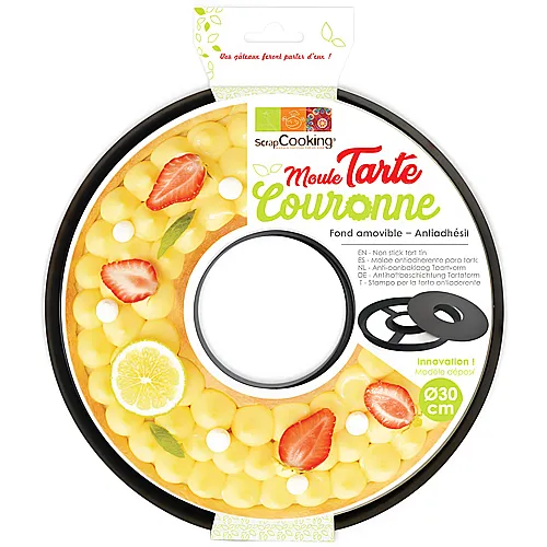 ScrapCooking Antihaftform Kronentorte - � 30 cm