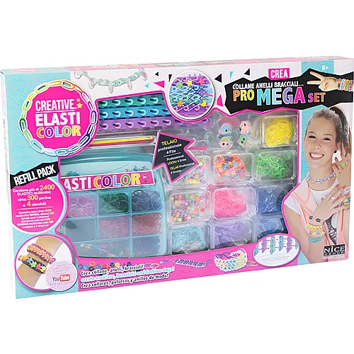 Mega Bastel-Set Loom Bands