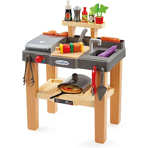 Sommerk�che mit Grill und Pizzaofen 27Teile