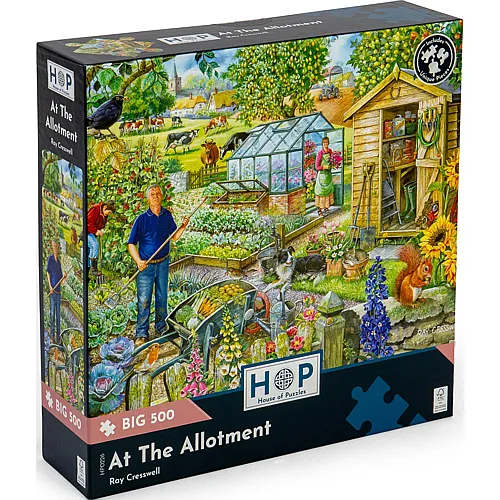 HOP - House of Puzzles Im Schrebergarten (500Teile)