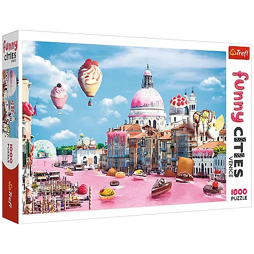 Trefl Puzzle Funny Cities Sssigkeiten in Venedig (1000Teile)