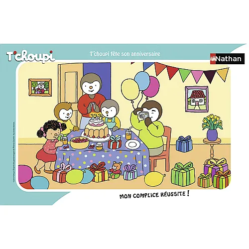 Nathan Puzzle Tchoupi - 15 Teile