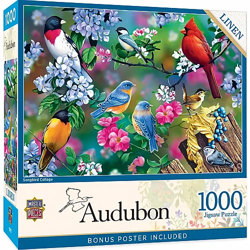 Singvogel-Collage 1000Teile