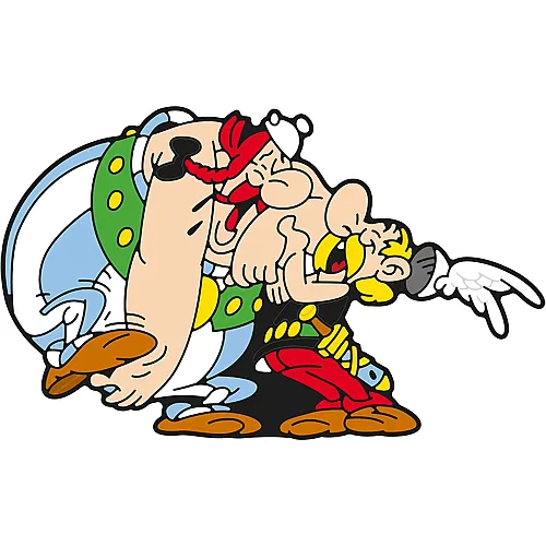 Plastoy Magnet Asterix & Obelix Rigolade
